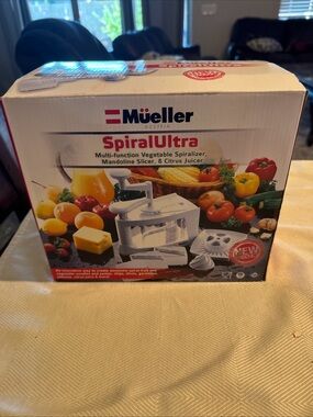 Mueller SpiralUltra Multi-Function Vegetable Spiralizer - White